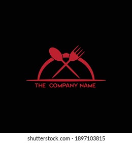 creative restaurant logo symbol design with background 