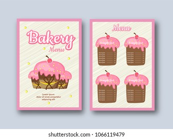 Creative Restaurant Menu Card design with front and back page view.