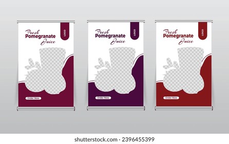 creative restaurant shop tabletop banners design template