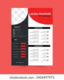 creative resume and Cover Letter Template, Minimalist resume CV template, 