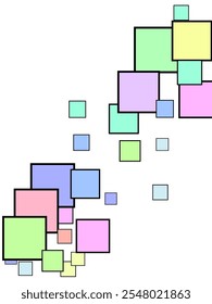 Kreatives Retro-Poster. Das Bildformat eignet sich für den Druck auf einem Becher. Vektorgrafik eines Stils des Supermatismus. 