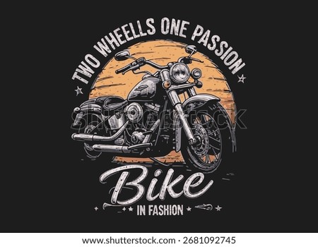 Creative retro-style T-shirt design with bold colors and vintage typography, ideal for apparel, merchandise, and trendy fashion projects.