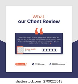 Modelo quadrado de revisão criativa mostrando a experiência do cliente e a classificação do serviço