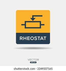 Creative (Rheostat) Icon, Vector sign.