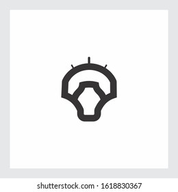 Creative robot Logo Symbol Design Template