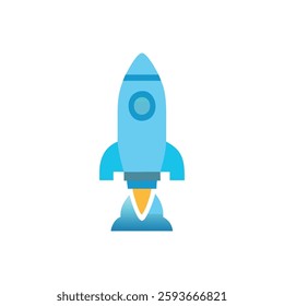 Creative rocket icon designed for adventure themes.