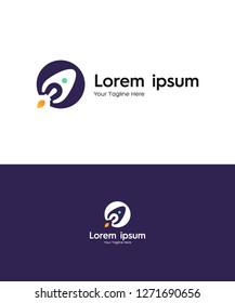 Creative Rocket Logo For Business 