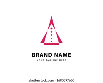 Creative rocket logo business template vector icon.