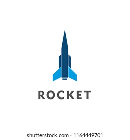creative rocket logo design template