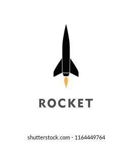 creative rocket logo design template