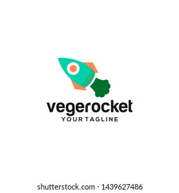 Creative Rocket Logo Design Vector Template