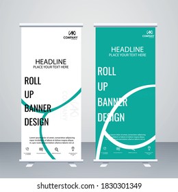 creative roll up banner design