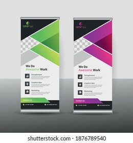 Creative Roll Up Banner Design