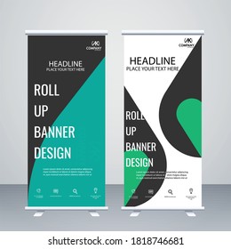 Kunst des kreativen Roll-Up-Bannerdesigns