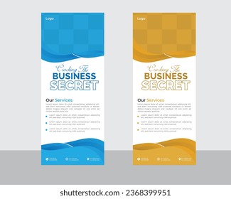 Plantilla de diseño de pancartas de resumen creativo.