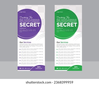 Plantilla de diseño de pancartas de resumen creativo.
