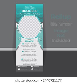 Creative Roll Up Banner Design Template