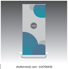 creative roll banner template design for promotion, company profile, information sign .etc