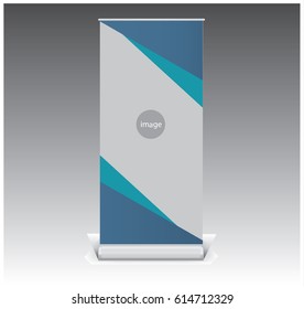 creative roll banner template design for promotion, company profile, information sign .etc