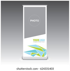Creative Roll Banner Template Design