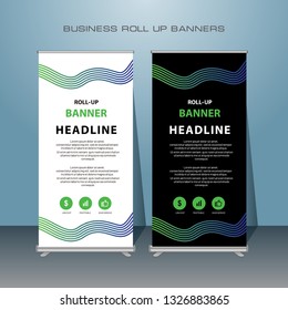 Creative roll up business Design. Standing Banner Template Design.