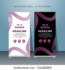 Creative roll up business Design. Standing Banner Template Design.