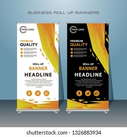 Creative roll up business Design. Standing Banner Template Design.