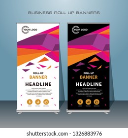 Creative roll up business Design. Standing Banner Template Design.