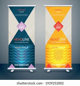 Creative Roll-up Banner Design Template In This Year