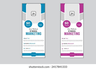 Creative Rollup banner design template