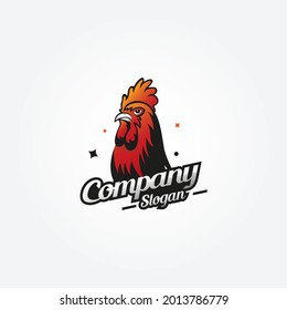 Creative Rooster Logo - Vector