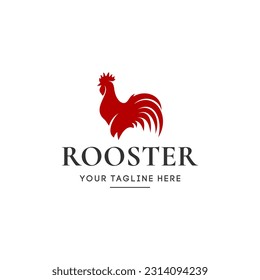 Creative rooster logo - vector illustration, rooster emblem design on a white background. Suitable for your design need, logo, illustration, animation, etc.