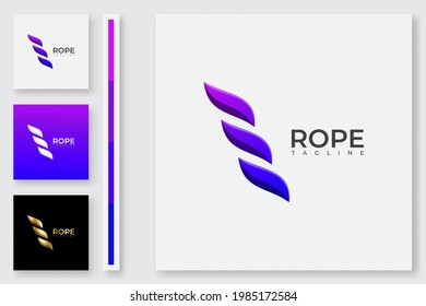 Plantilla de diseño de iconos y logotipos de creativo