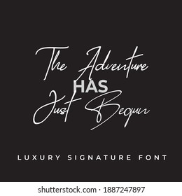 creative rotherland Signature font logo design template