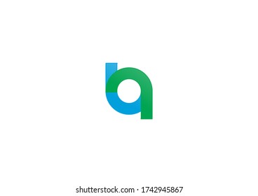 Creative round vector symbol logo design concept