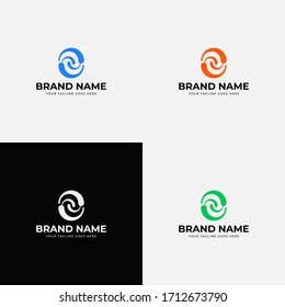 Creative rounded circle Initial letter o logo design vector template. Professional abstract letter o icon design for company or startup business.