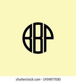 Creative Rounded Initial Letters BBP Logo. It will be suitable for which company or brand name start those initial.