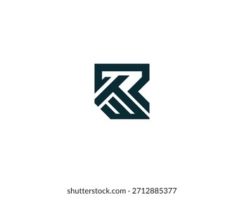 Logo da Creative RTW. Carta RTW. Design do logotipo da letra WTR. Letra inicial RTW monograma logo. 