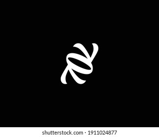 creative RV letter logo design vector template