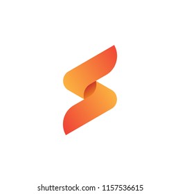 Creative S letter logo design vector illustration