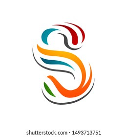 creative S Letter logo design vector graphic concept illustrations