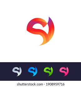 Creative S Letter Logo Design - S Logo Design Vector - Awesome S Icon Template