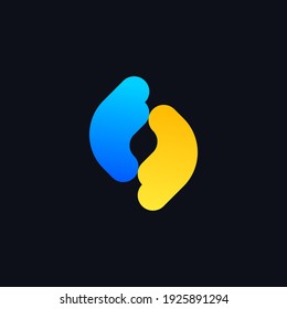 Creative S Letter Logo Design - Modern S Logo Vector - S Logo Design Template - S Business Logo