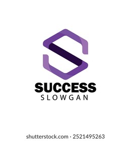 Creative S letter logo design, vector logo icon circle logotype