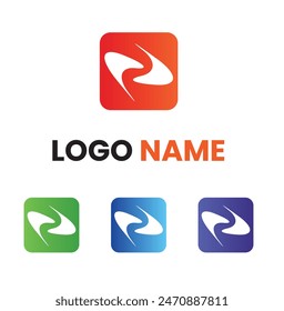 Creative S Letter Logo in Playful Vibrant Color Gradient 