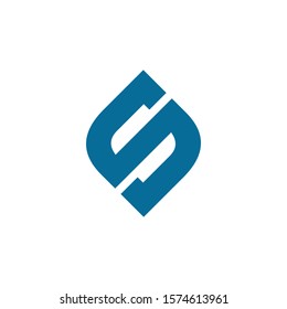 Creative S letter vector symbol design