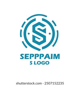 Creative S Logo Badge for Corporate Identity