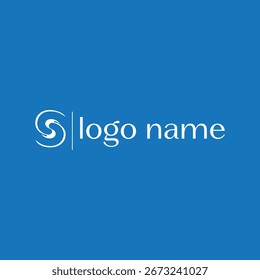 Creative "S" swirl logo with minimal and elegant style. Ideal for technology, consulting, fashion, and modern businesses wanting a sleek, stylish, and memorable brand identity