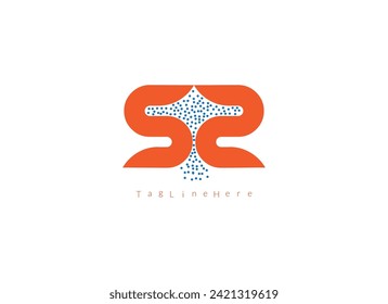  Logotipo creativo S y Z latter útil y único