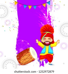 Creative sale banner or sale poster for festival of lohri celebration.